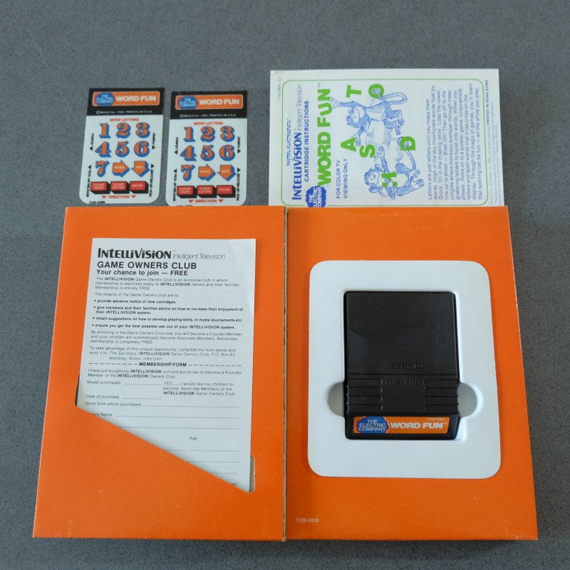 Word Fun Intellivision - Retrogaming Shop