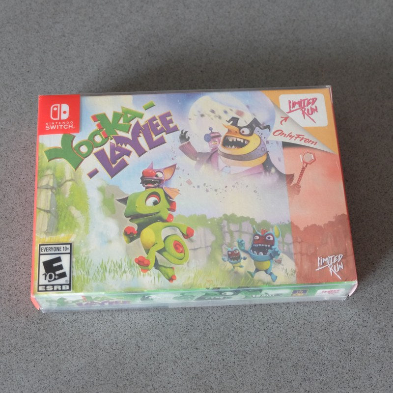 Yooka Laylee Limited Run + Vinile Original Game Soundtrack Nuovi Nintendo