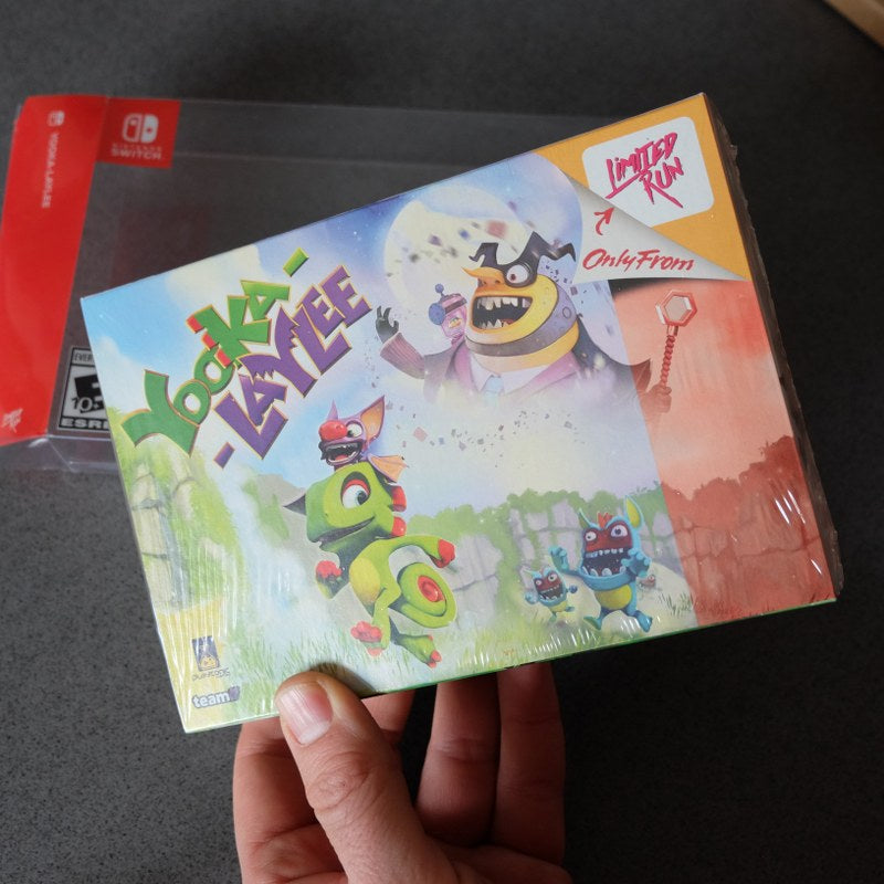 Yooka Laylee Limited Run + Vinile Original Game Soundtrack Nuovi Nintendo