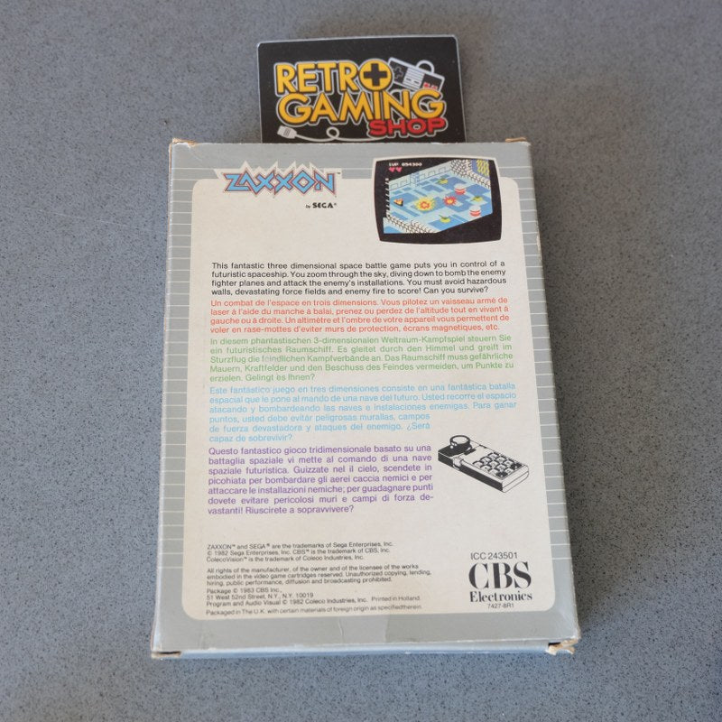 Zaxxon Colecovision - Retrogaming Shop