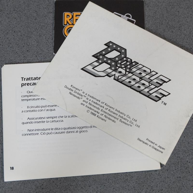 Libretto Double Dribble - Nintendo