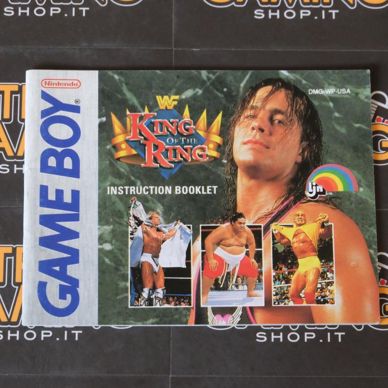 Libretto Wwf King Of the Ring USA - Nintendo