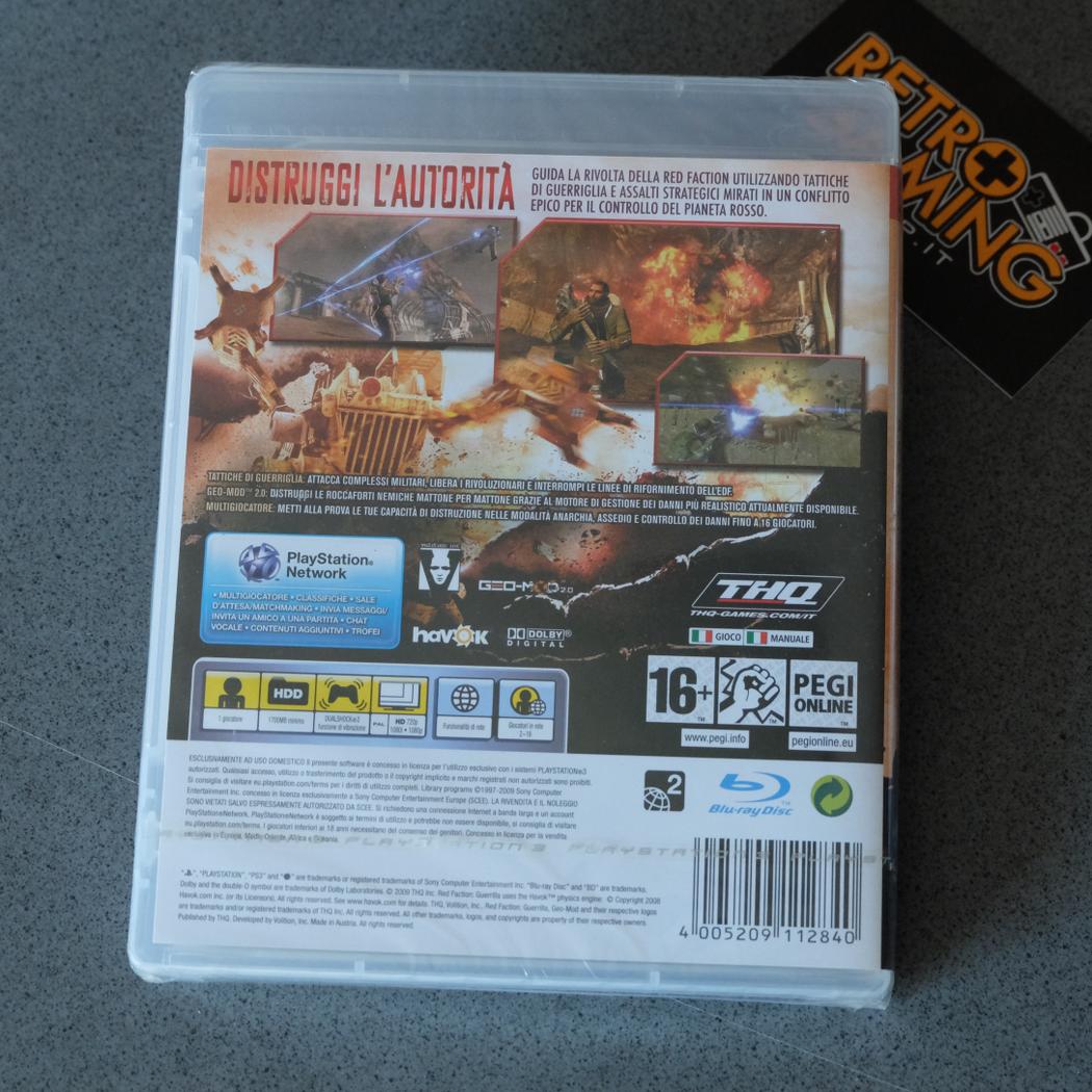 Red Faction Guerrilla Nuovo - Sony
