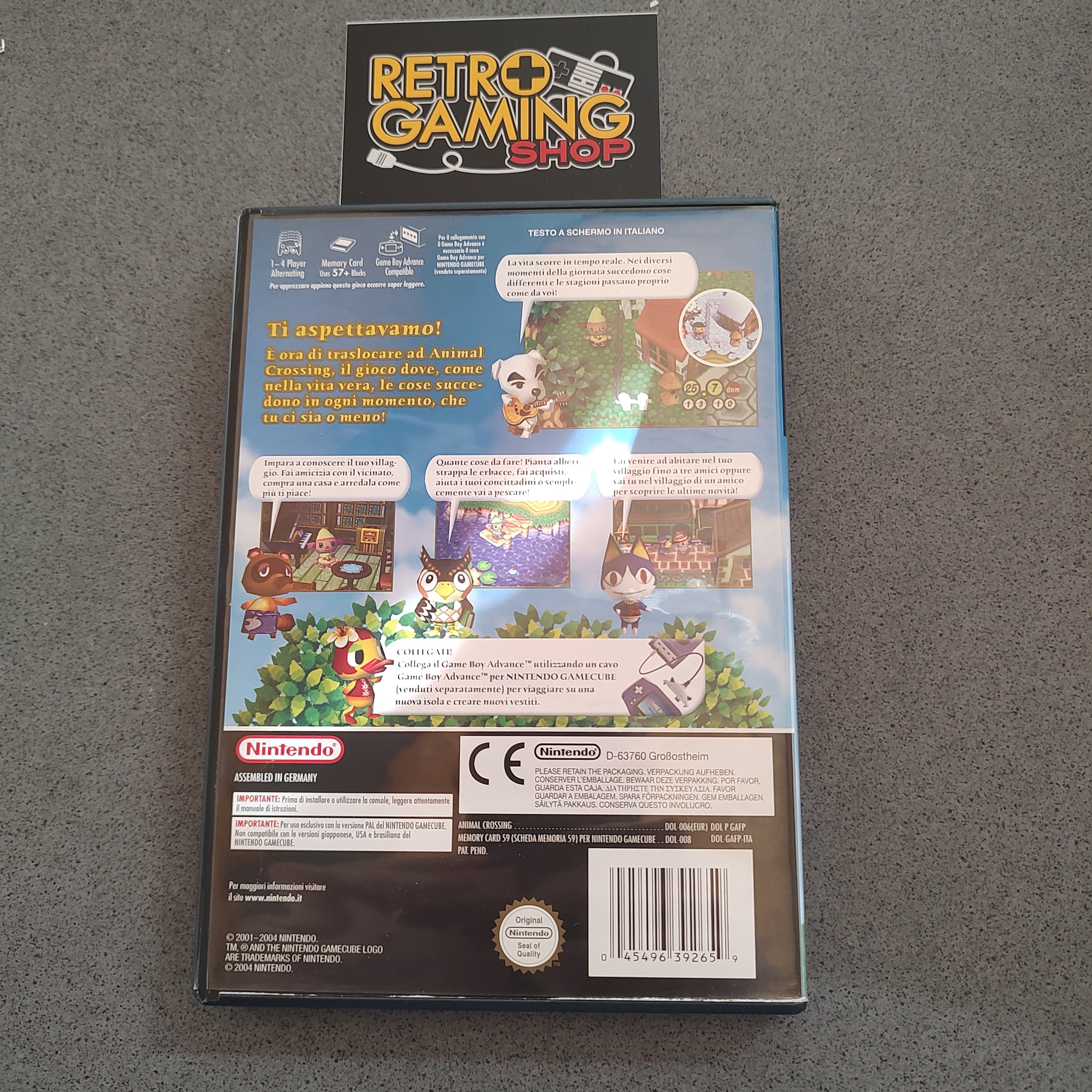 Vendita Animal Crossing Con Memory Card - Retrogaming Shop