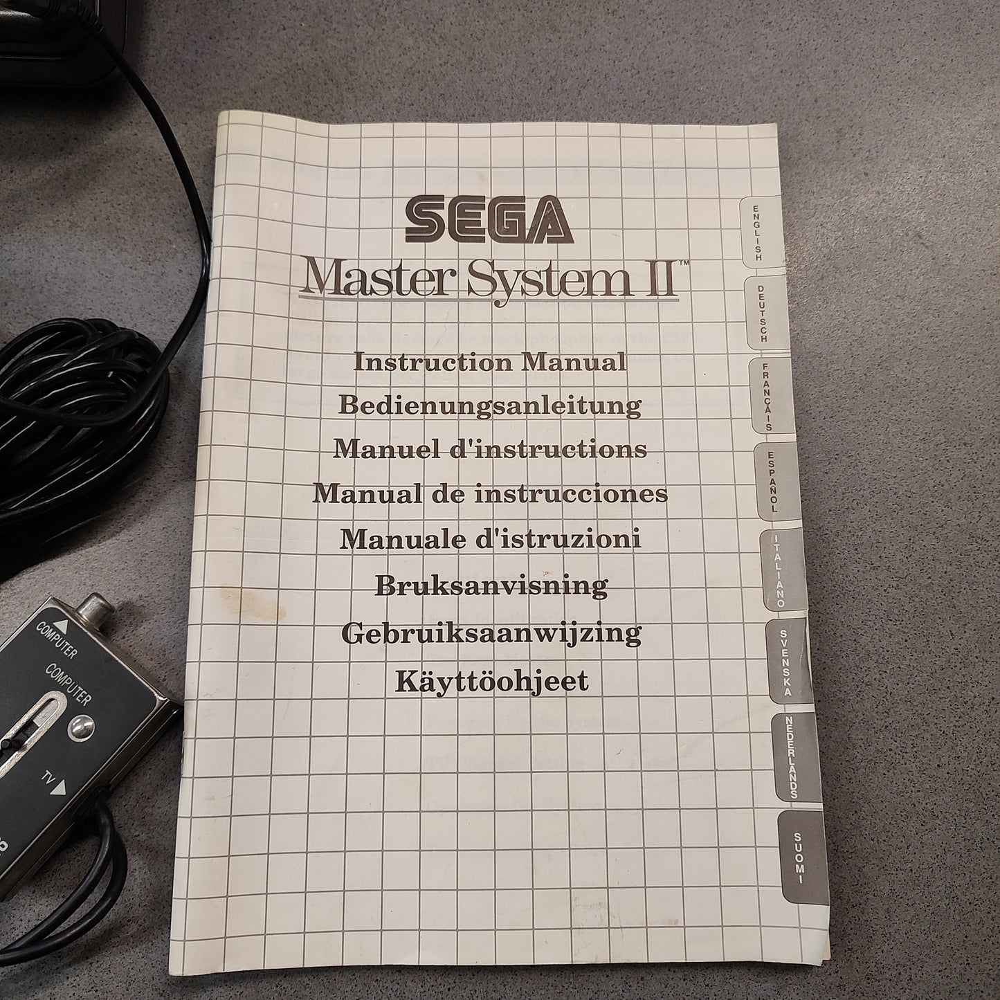 Sega Master System II da testare