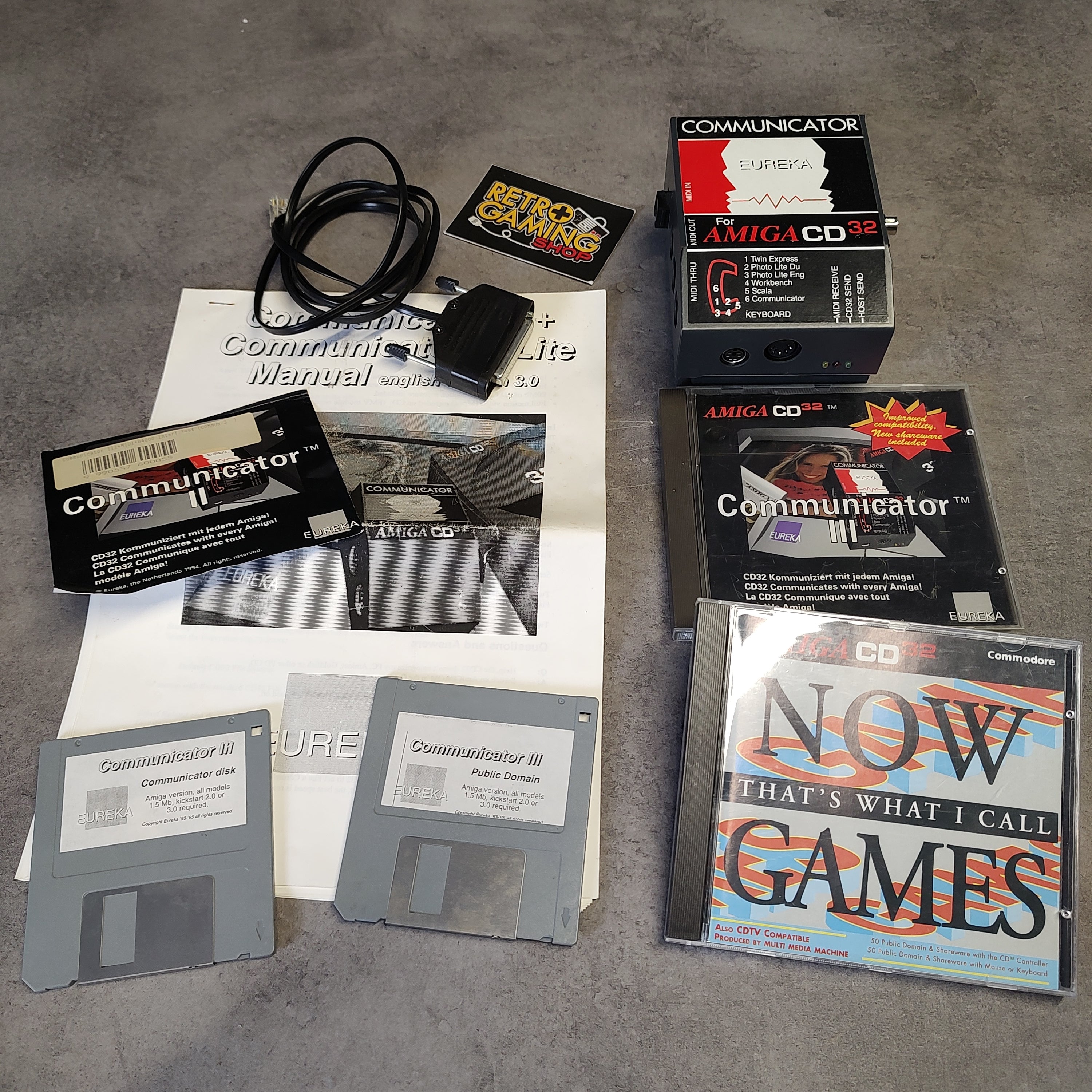 Vendita Amiga CD32 Communicator Eureka - Retrogaming Shop