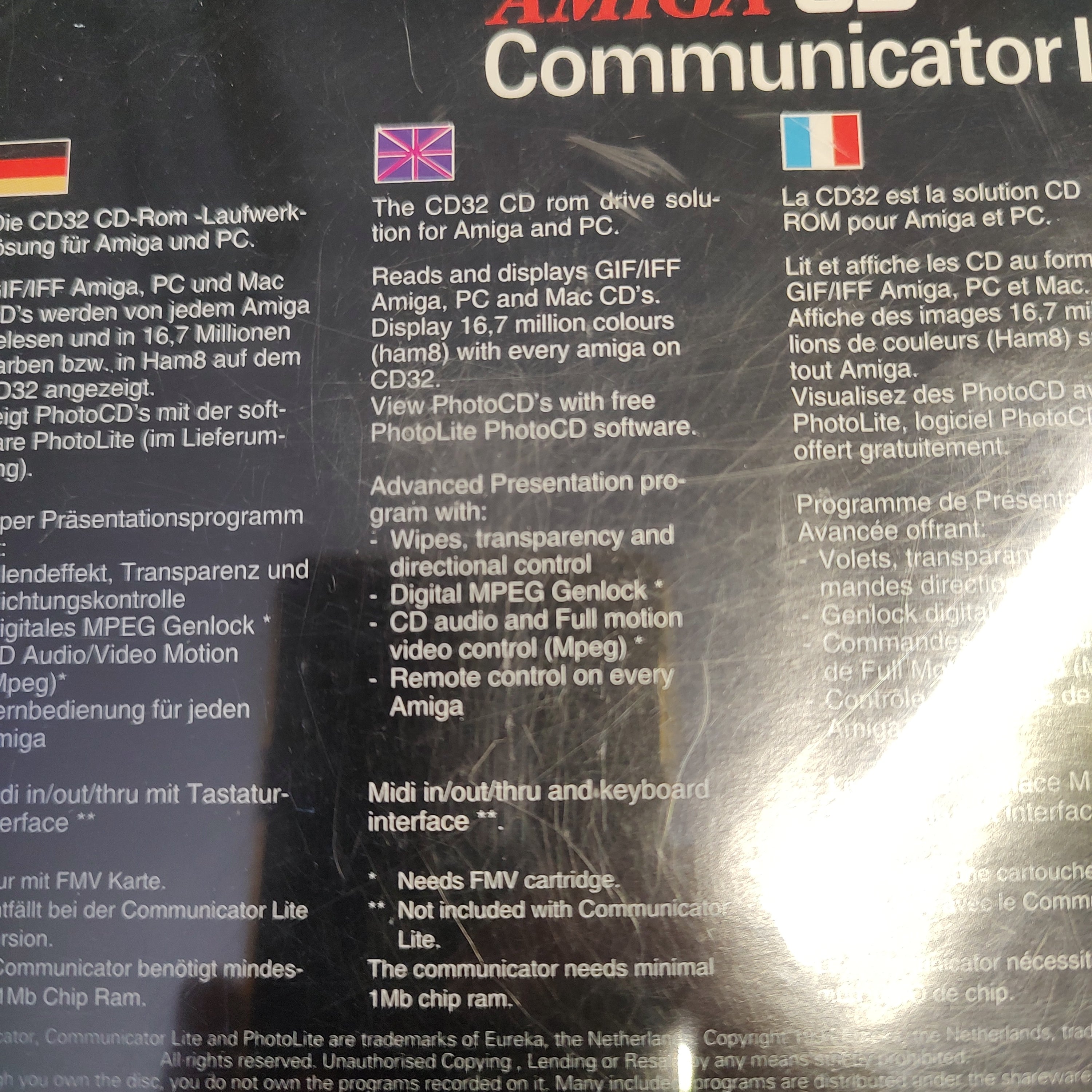 Vendita Amiga CD32 Communicator Eureka - Retrogaming Shop