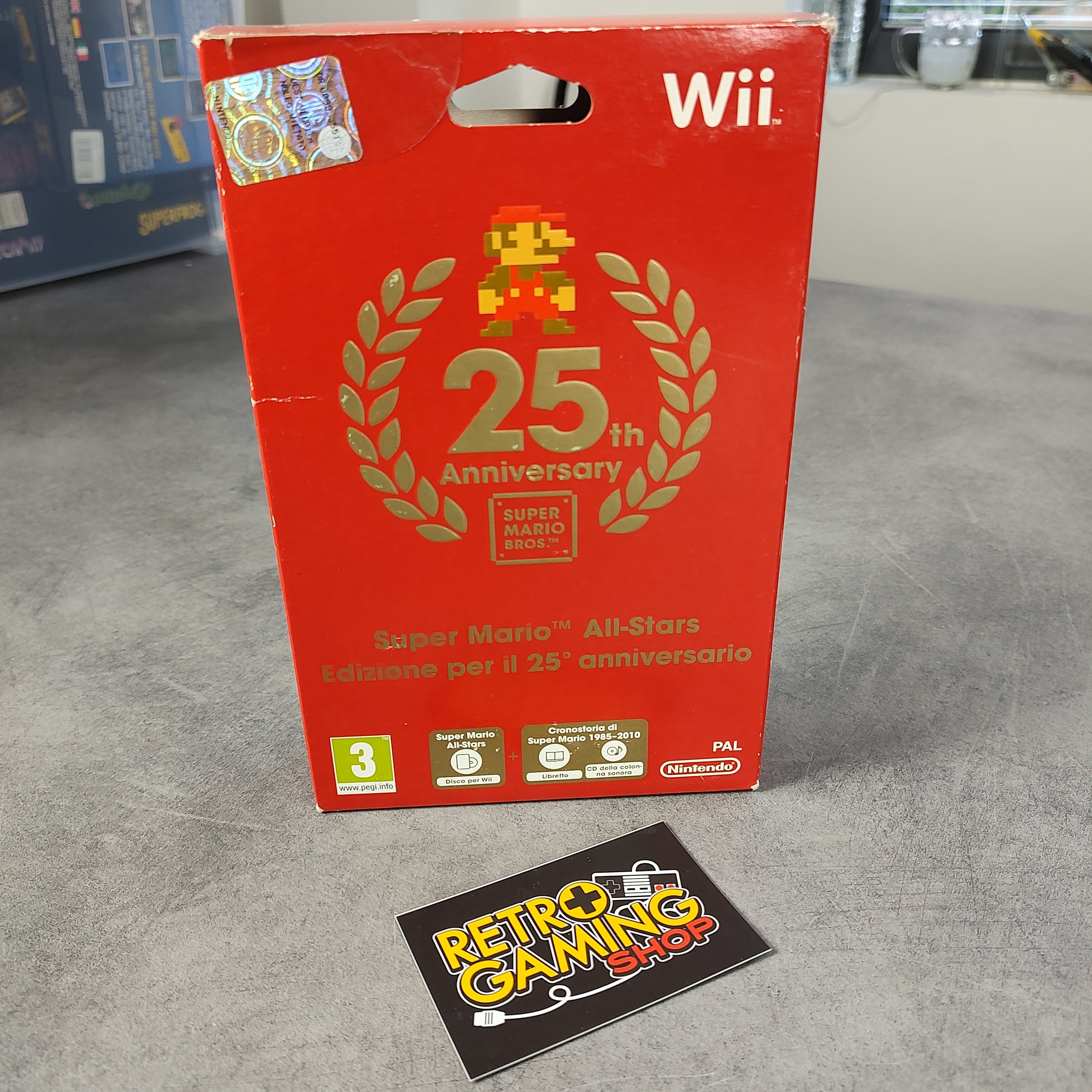 Vendita Super Mario All Stars Edizione Per IL 25° Anniversario - Retrogaming Shop