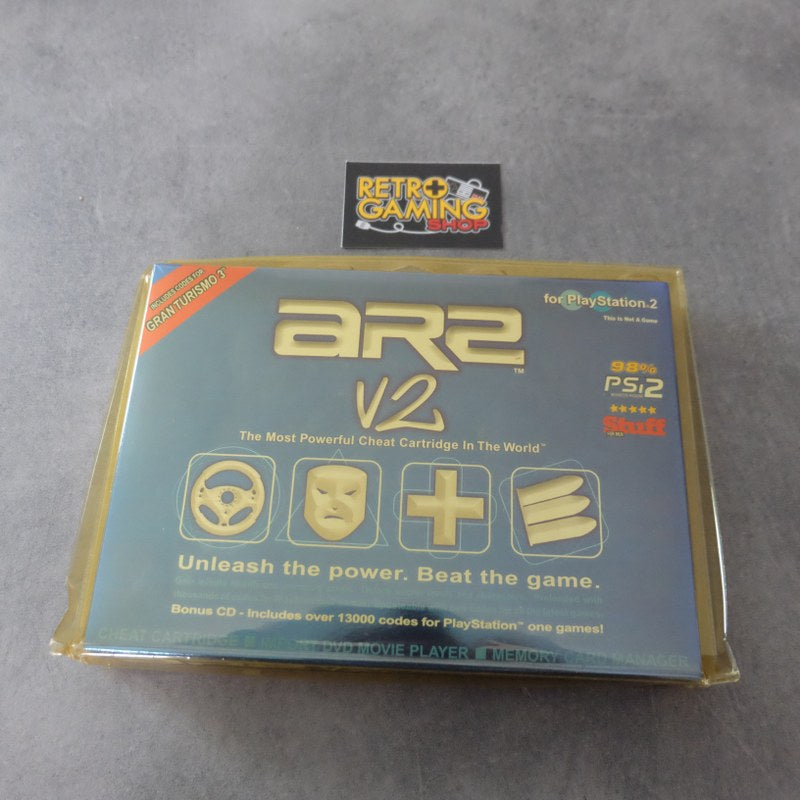 Vendita Ar2 V2 Cheat Cartdrige Playstation 2 - Retrogaming Shop