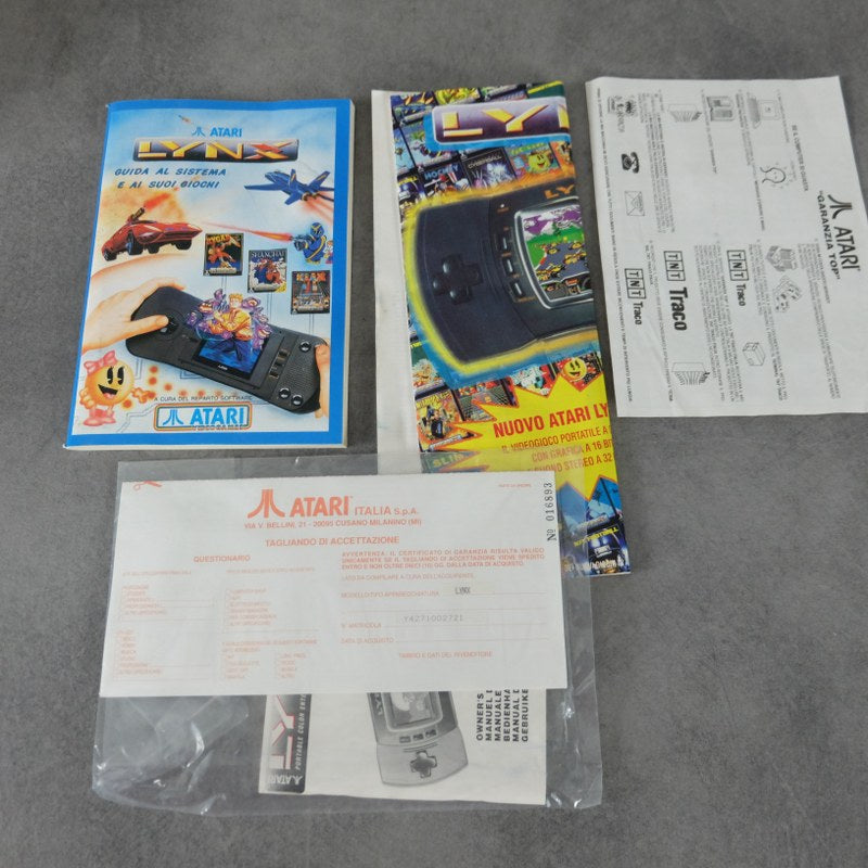 Vendita Atari Lynx con accessori - Retrogaming Shop