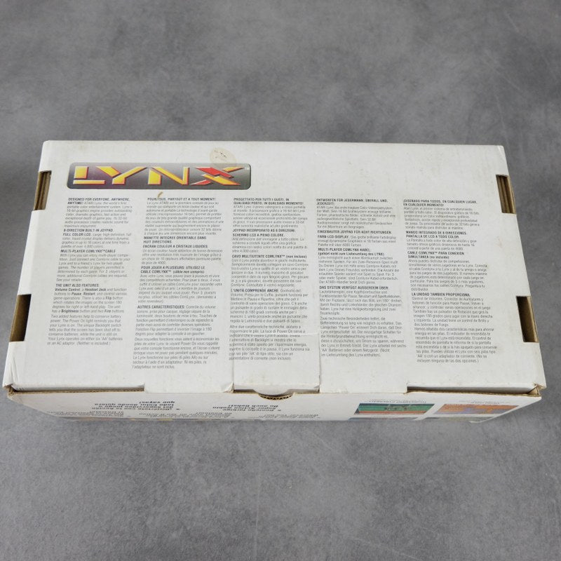 Vendita Atari Lynx con accessori - Retrogaming Shop