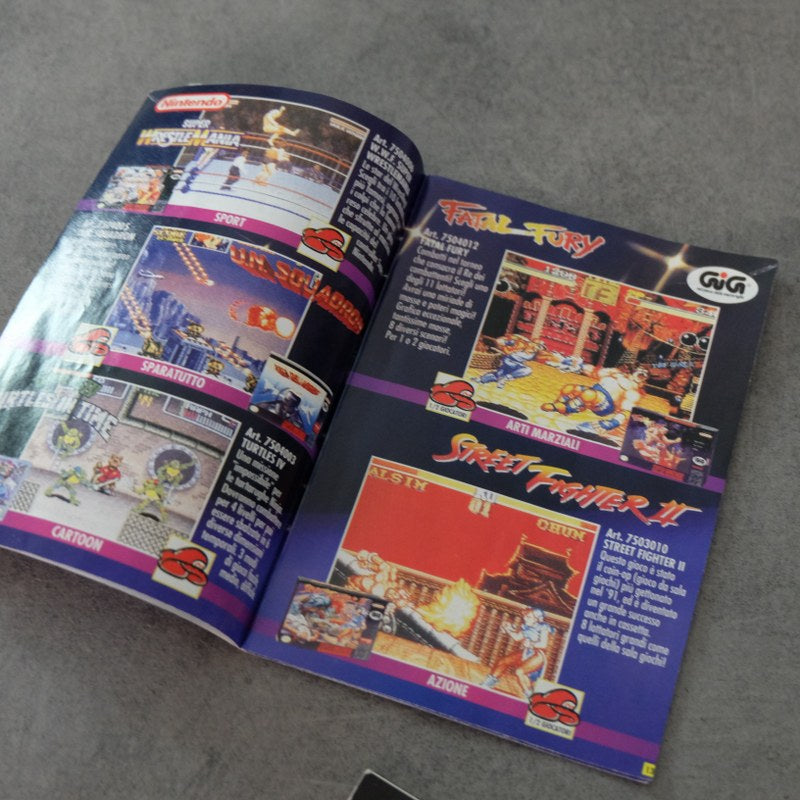 Vendita Catalogo Super Nintendo - Retrogaming Shop