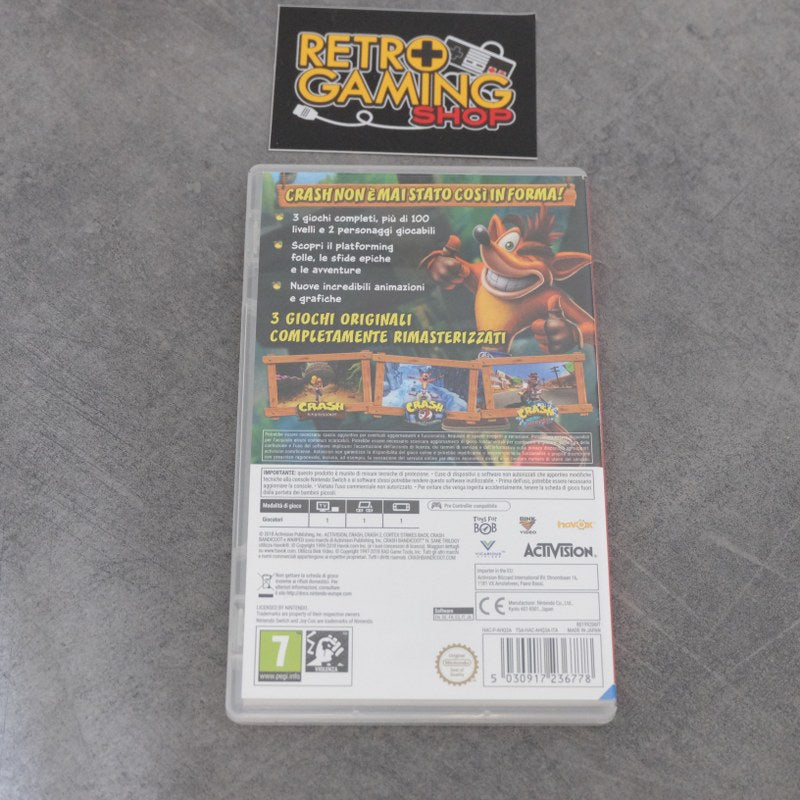 Vendita Crash Bandicoot n sane Trilogy - Retrogaming Shop