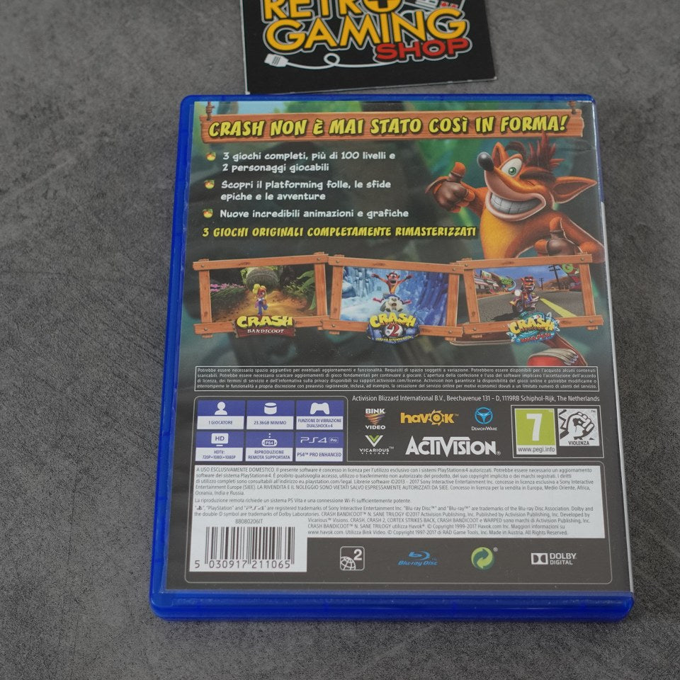 Vendita Crash Bandicoot N sane Trilogy - Retrogaming Shop