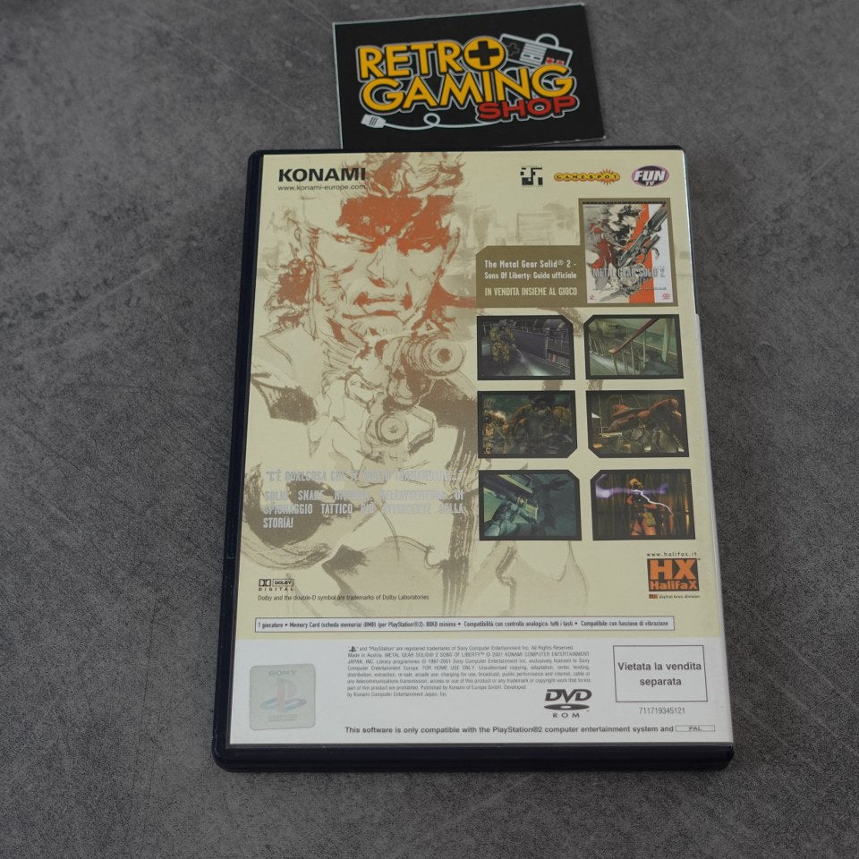Vendita Metal Gear Solid 2 Sons Of Liberty - Retrogaming Shop