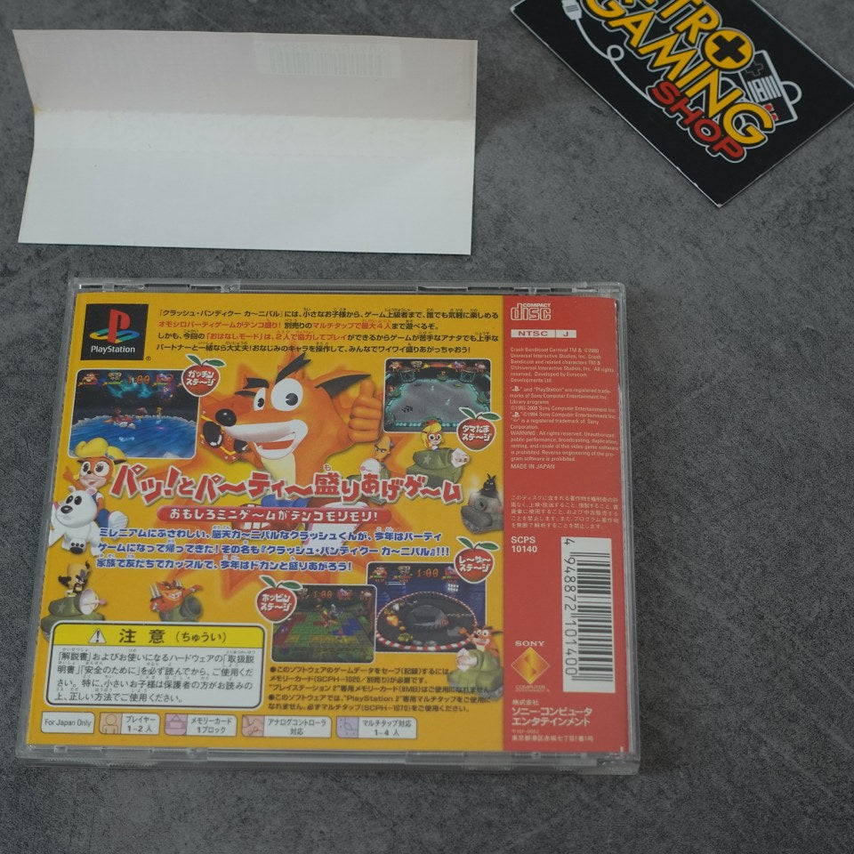 Vendita Crash Bandicoot Carnival - Retrogaming Shop