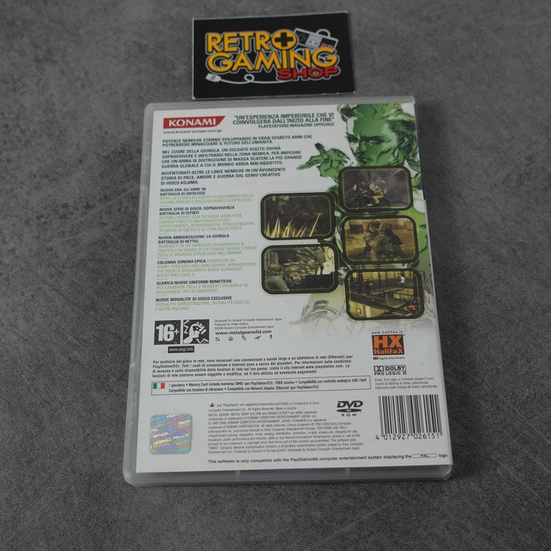 Vendita Metal Gear Solid 3 Snake Eater - Retrogaming Shop