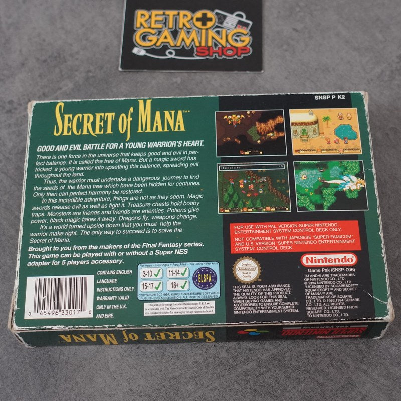 Vendita Secret Of Mana - Retrogaming Shop