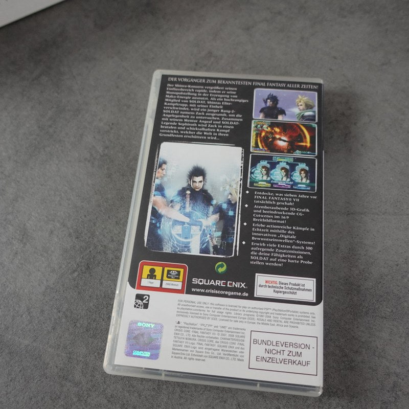 Psp Playstation Portable Crisis Core Final Fantasy VII Limited Edition Sony