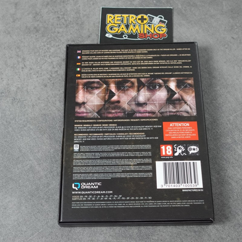 Vendita Heavy Rain - Retrogaming Shop