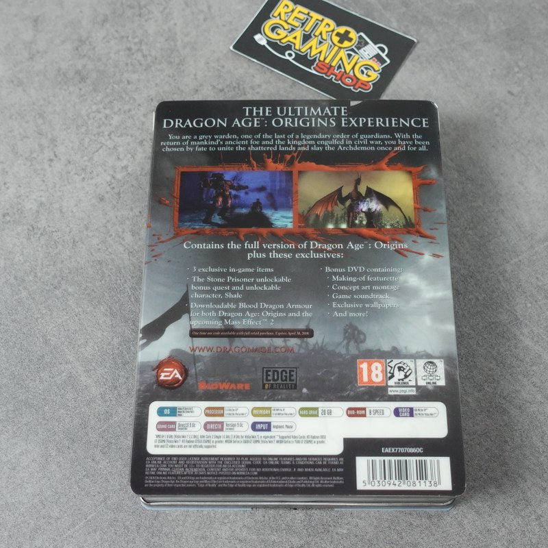 Vendita Dragon Age Origins Collector's Edition - Retrogaming Shop