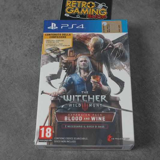 The Witcher Wild Hunt Expansion Pack Blood and Wine Nuovo Sony