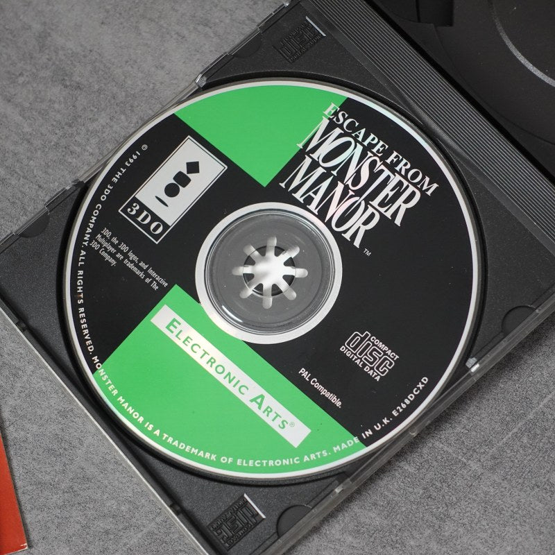 Escape From Monster Manor Panasonic 3do