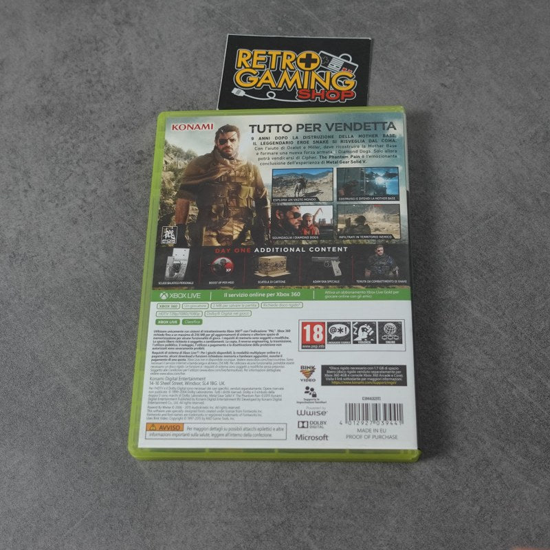 Vendita Metal Gear Solid V The Phantom Pain - Retrogaming Shop