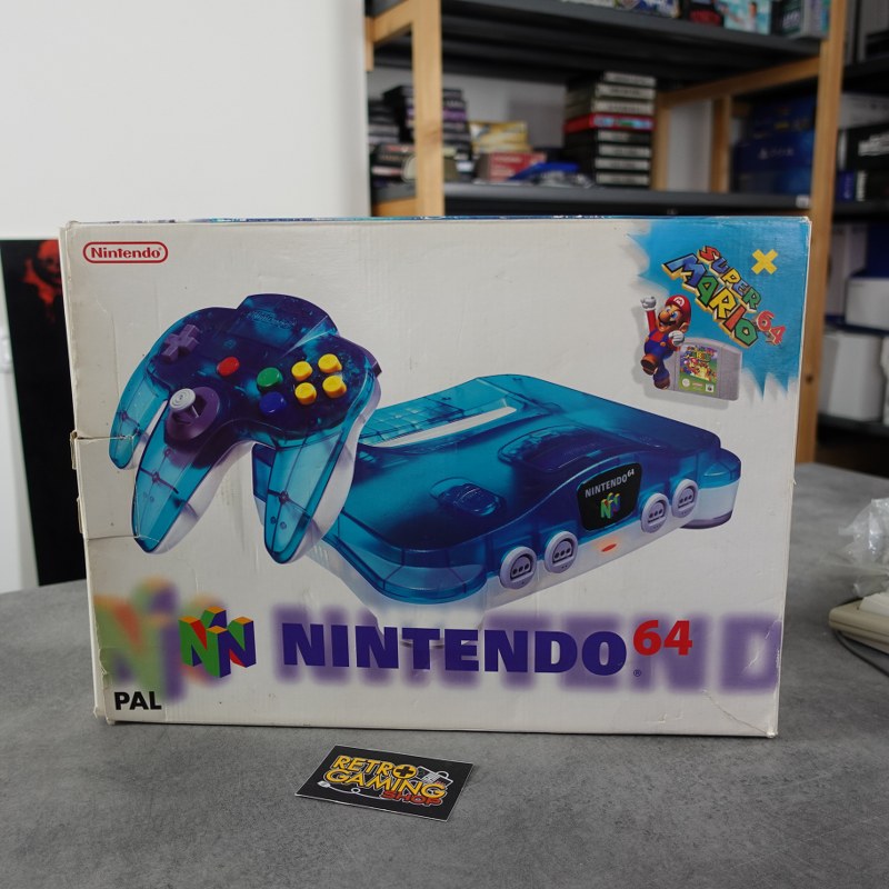 Nintendo 64 Clear Blue
