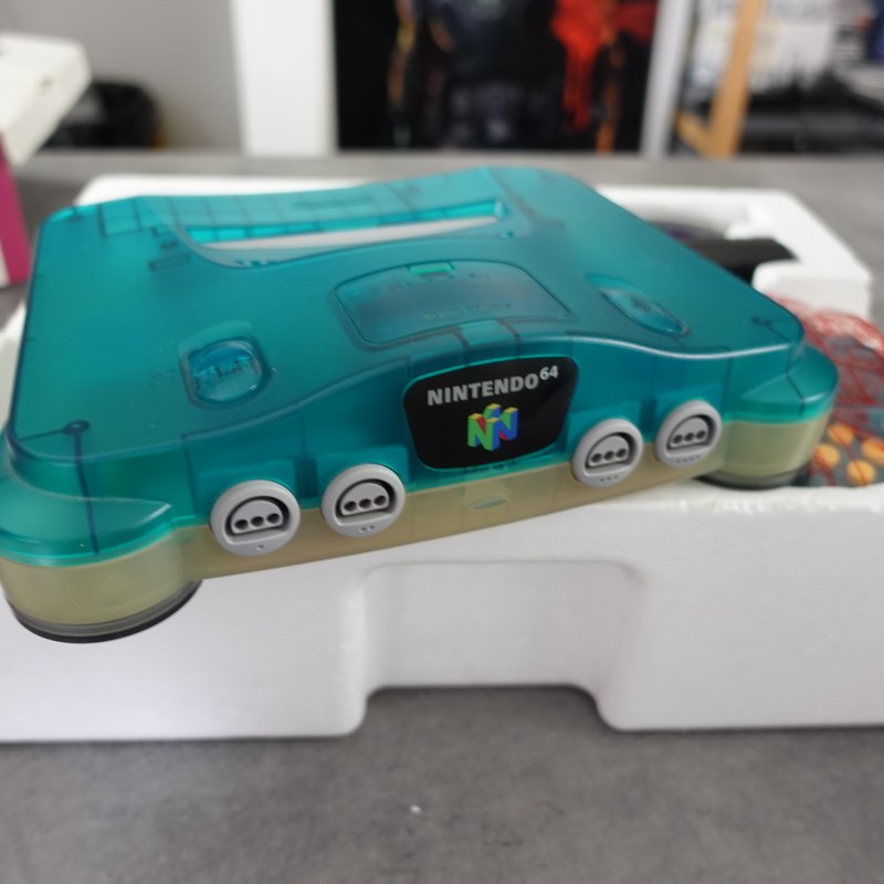 Nintendo 64 Clear Blue
