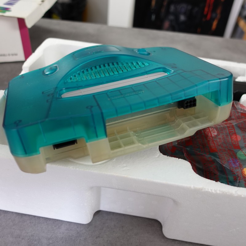 Nintendo 64 Clear Blue