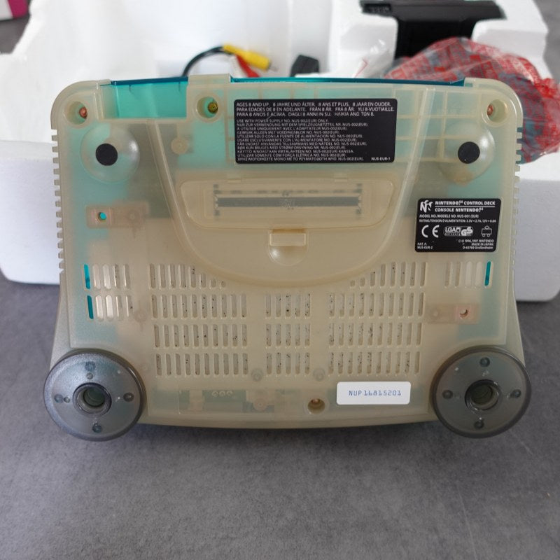 Nintendo 64 Clear Blue
