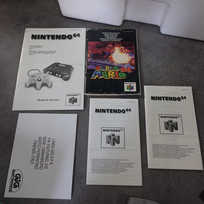 Nintendo 64 Clear Blue
