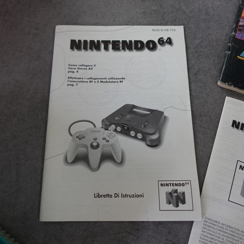 Nintendo 64 Clear Blue