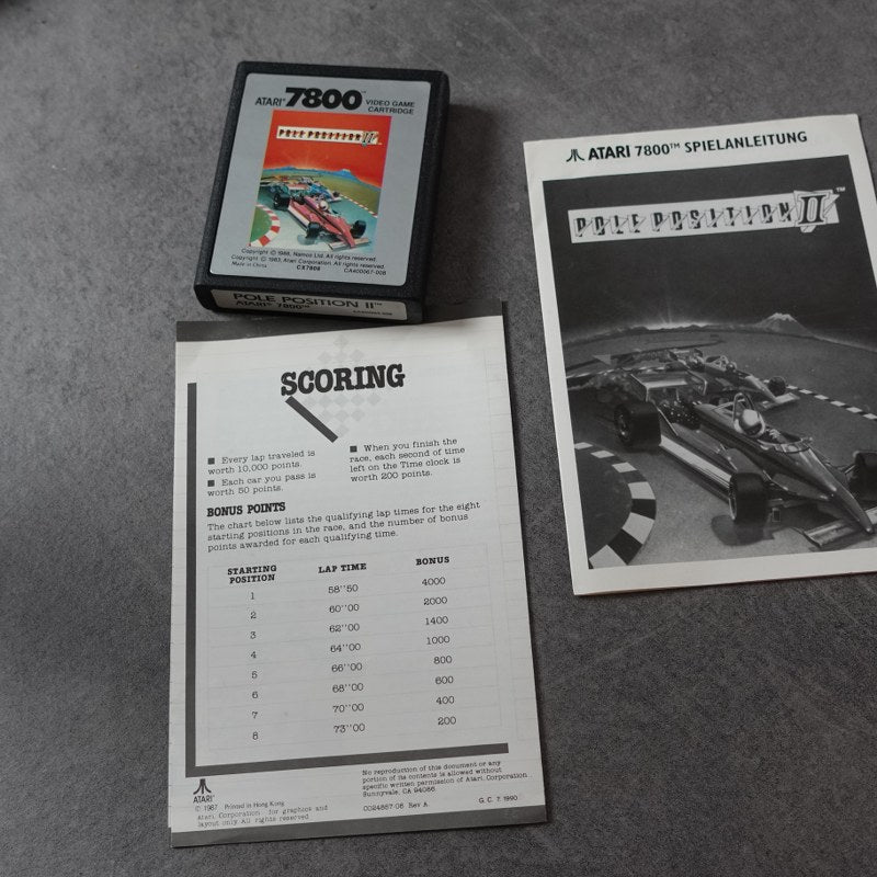 Pole position 2 Atari 7800