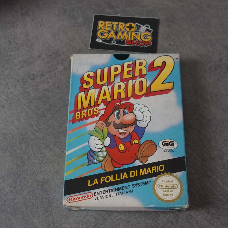 Vendita Super Mario Bros 2 GIG - Retrogaming Shop