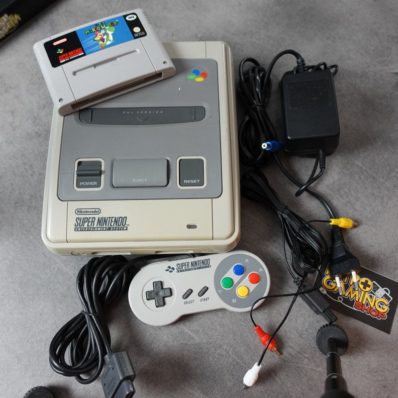 Super Nintendo Pal + Super Mario World