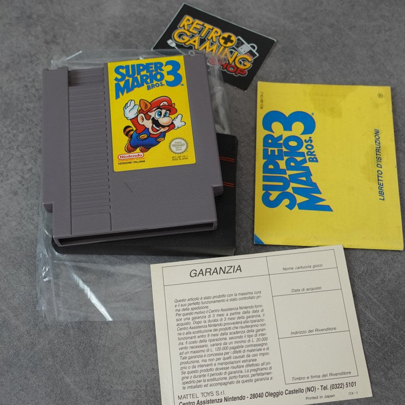 Vendita Super Mario Bros 3 - Retrogaming Shop