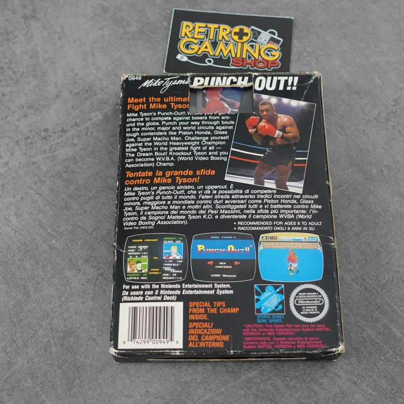 Vendita Mike Tyson’s Punch out!! Prima Stampa + Lettera Tyson - Retrogaming Shop