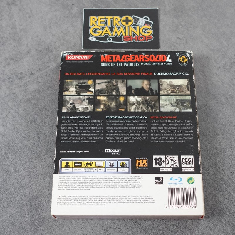 Vendita Metal Gear Solid 4: Guns Of the Patriots - Retrogaming Shop