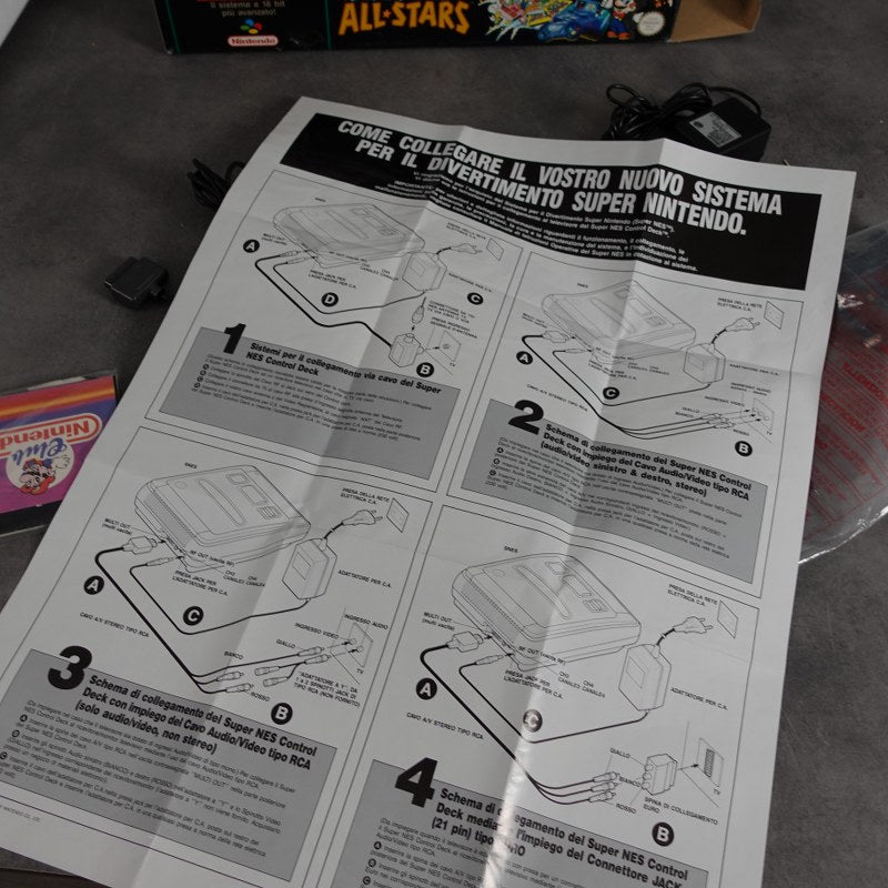 Super Nintendo Super Mario All Stars Paket OVP