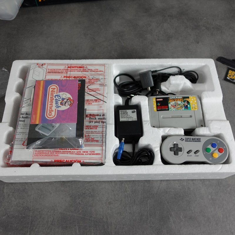 Super Nintendo Super Mario All Stars Paket OVP