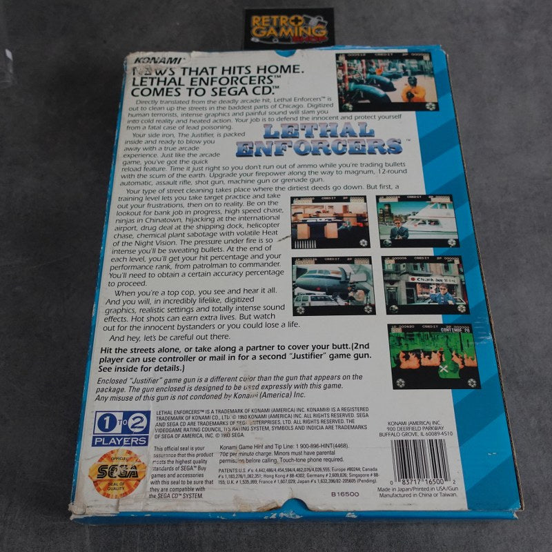 Lethal Enforcers Sega-CD