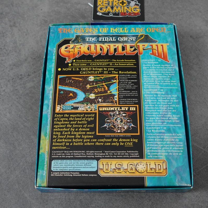 Vendita Gauntlet 3 The Final Quest Nuovo - Retrogaming Shop