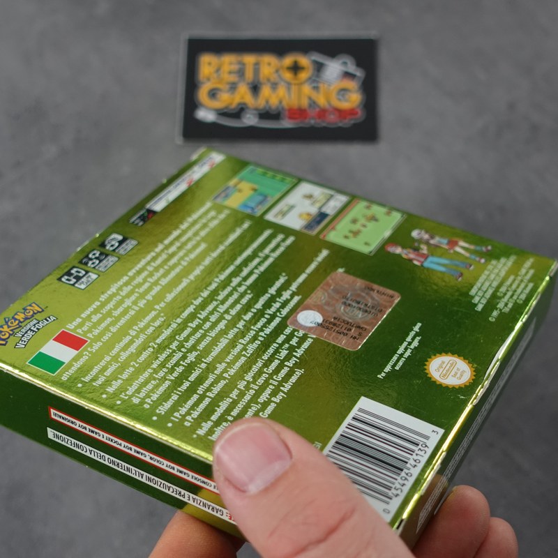 Vendita Pokemon Versione Verde Foglia - Retrogaming Shop