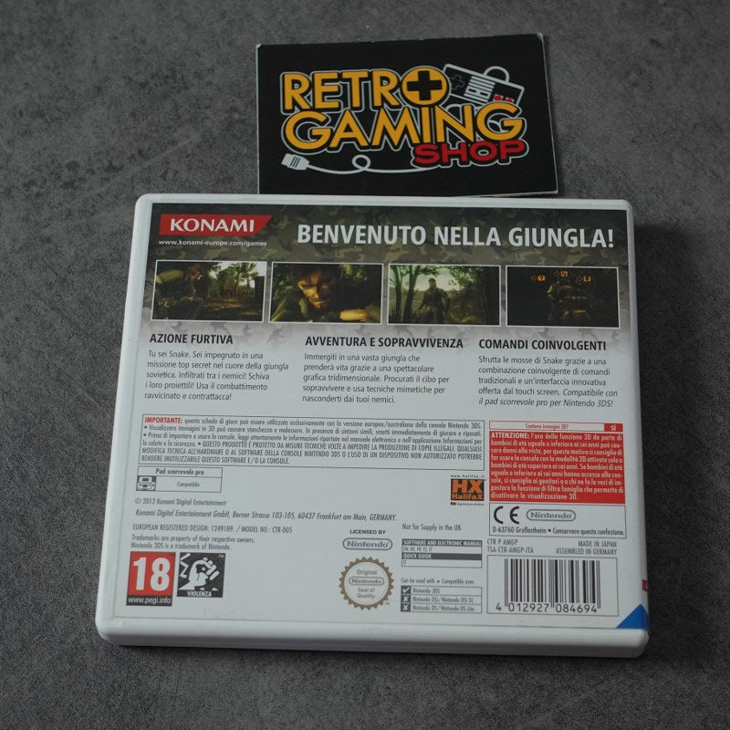 Vendita Metal Gear Solid Snake Eater 3D - Retrogaming Shop