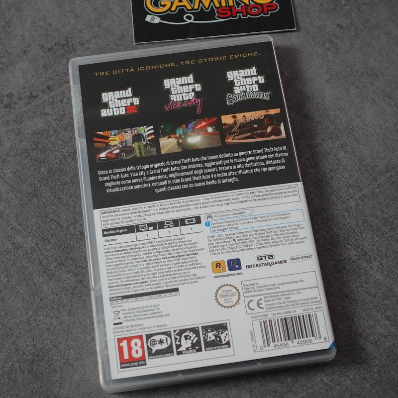 Vendita Gran Theft Auto The Trilogy - Retrogaming Shop