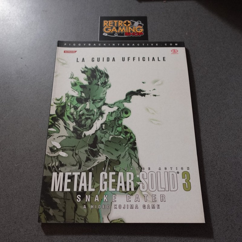 Vendita Metal Gear Solid 3 Snake Eater Guida Strategica Ufficiale - Retrogaming Shop