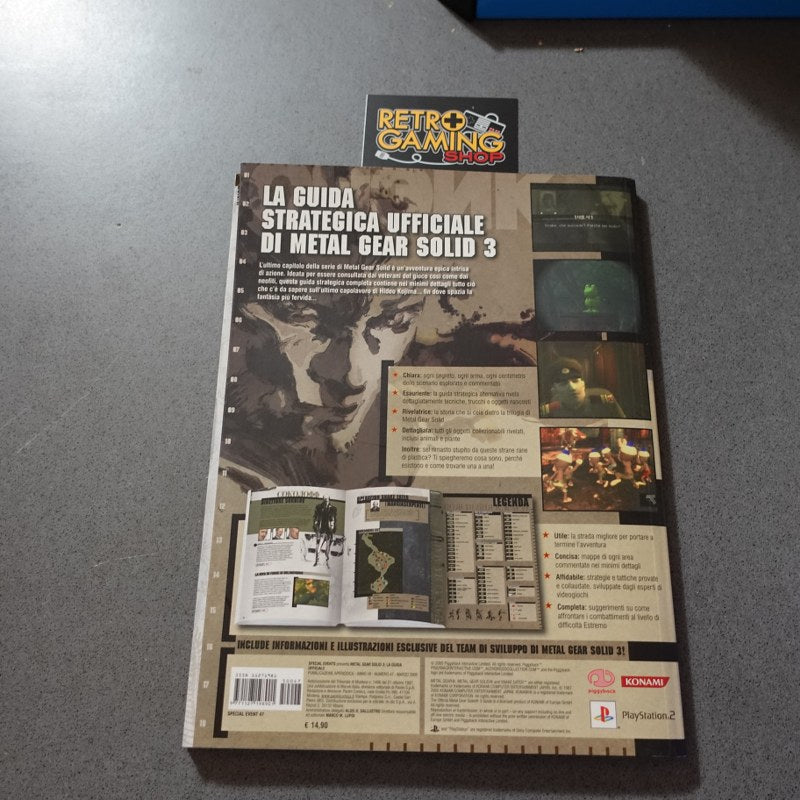 Vendita Metal Gear Solid 3 Snake Eater Guida Strategica Ufficiale - Retrogaming Shop