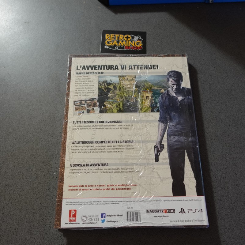 Vendita Uncharted 4 La Fine di un Ladro Guida Ufficiale Nuova - Retrogaming Shop